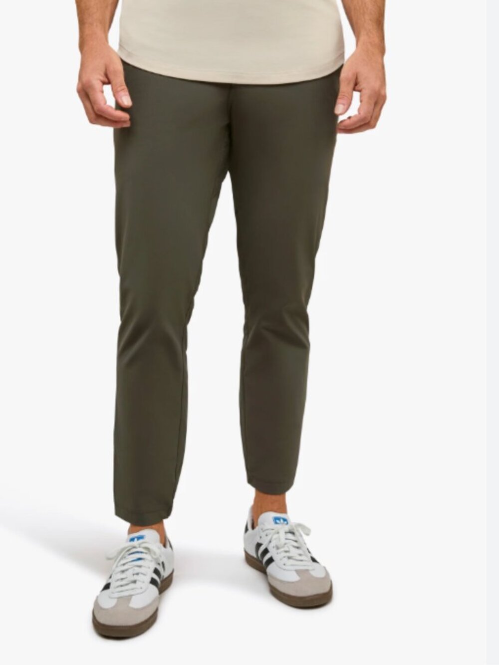 Cuts AO Jogger Pant Dark Pine green Men's Slim Stretch Pants l large